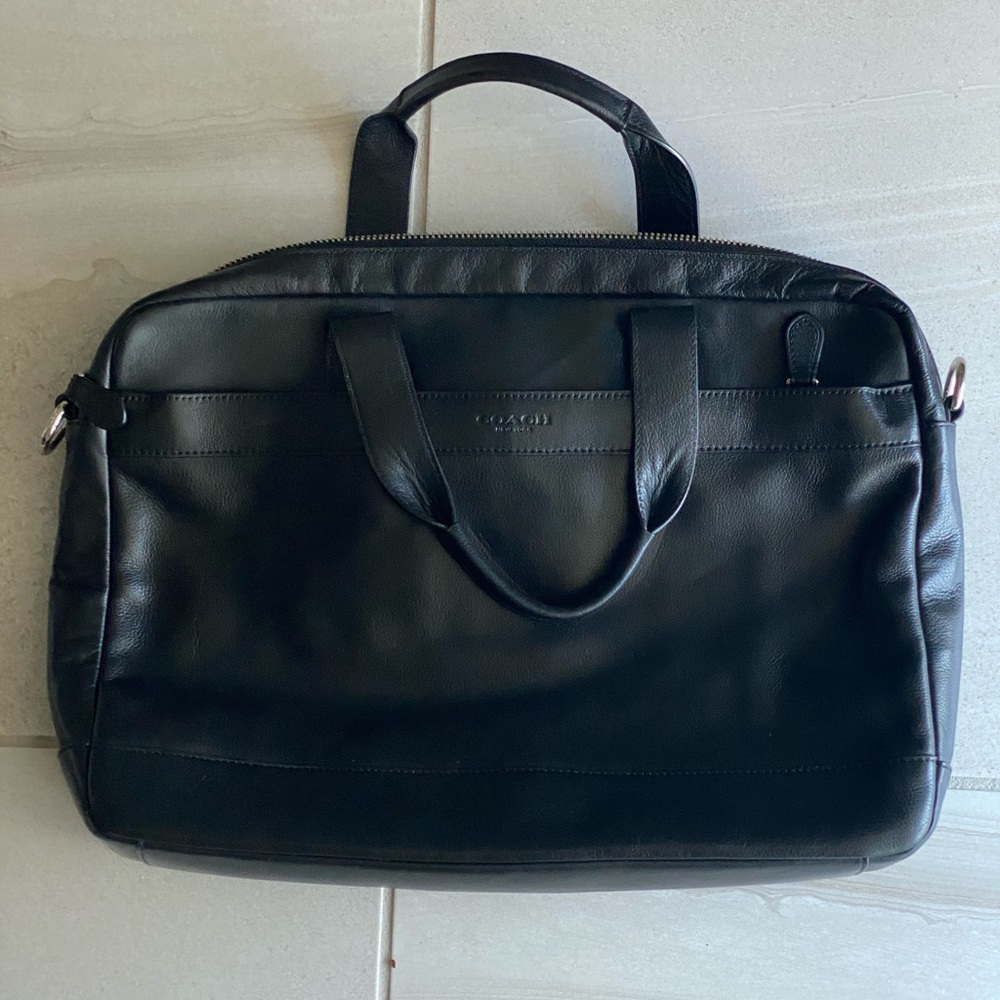 Coach Computer Bag, Black